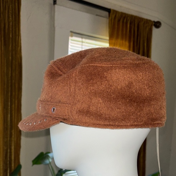 Urban Outfitters Rust Brown Wool Cadet Hat - Picture 5 of 6